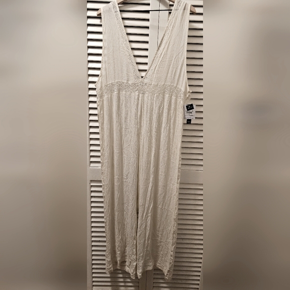 O'Neill Other - O'NEILL Womens Swim Sandie Cover-Up Jumpsuit, Winter White XL NWT
